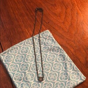 Mabel pendant necklace in gunmetal